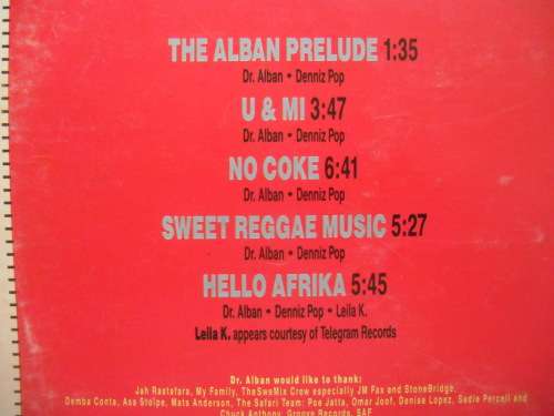 RARE!!! DR ALBAN - HELLO AFRIKA (THE ALBUM) VINYL, LP, RECORD